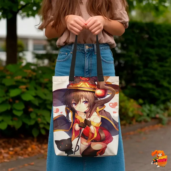 Сумка-шоппер с принтом Konosuba Коносуба Мегумин Сумка-шоппер с принтом Konosuba Коносуба Мегумин