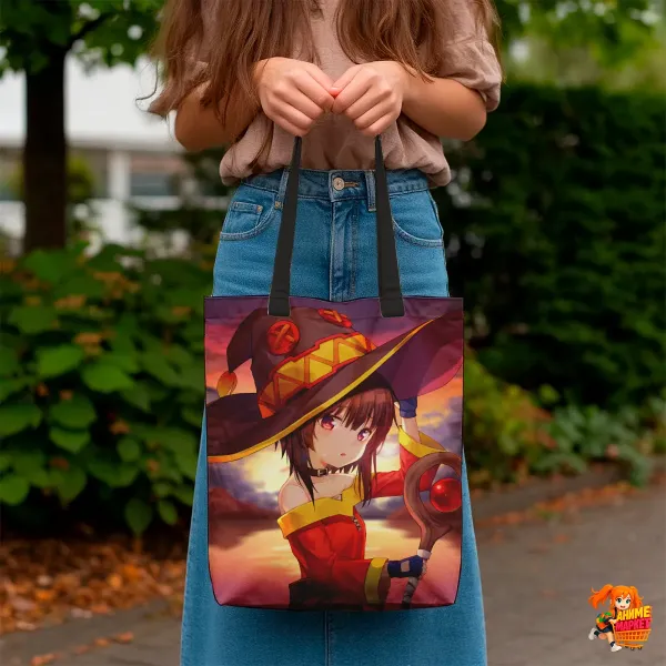 Сумка-шоппер с принтом Konosuba Коносуба Мегумин Сумка-шоппер с принтом Konosuba Коносуба Мегумин