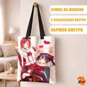 Сумка-шоппер с принтом Love Live! Маки Нишикино и Нико Язава