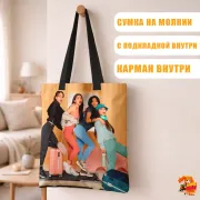 Сумка-шоппер с принтом k-pop Mamamoo