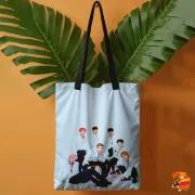 Сумка-шоппер с принтом k-pop Monsta X