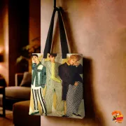 Сумка-шоппер с принтом k-pop Monsta X