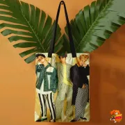 Сумка-шоппер с принтом k-pop Monsta X