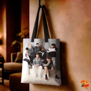 Сумка-шоппер с принтом k-pop Monsta X