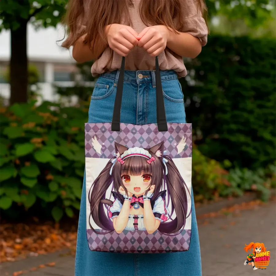 Сумка-шоппер с принтом Nekopara Чокола