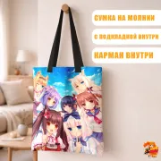 Сумка-шоппер с принтом Nekopara