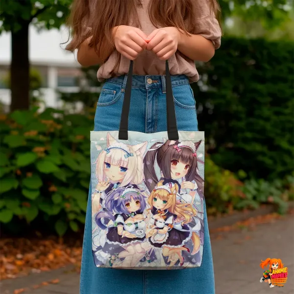 Сумка-шоппер с принтом Nekopara
