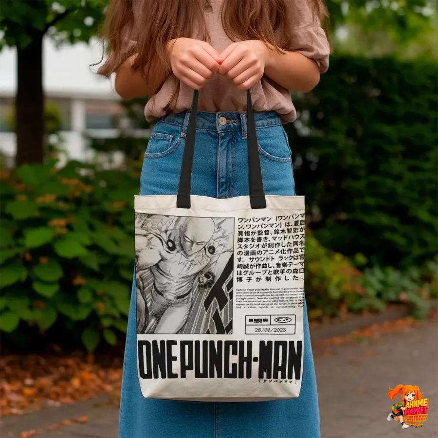 Сумка-шоппер с принтом OnePunchMan