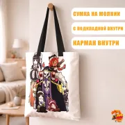 Сумка-шоппер с принтом Overlord