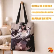 Сумка-шоппер с принтом Overlord Альбедо