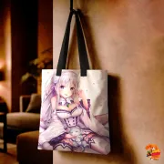Сумка-шоппер с принтом Re: Zero Эмилия