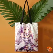 Сумка-шоппер с принтом Re: Zero Эмилия