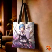 Сумка-шоппер с принтом Re: Zero Рем
