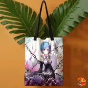 Сумка-шоппер с принтом Re: Zero Рем