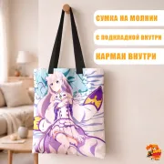 Сумка-шоппер с принтом Re: Zero Эмилия