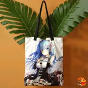Сумка-шоппер с принтом Re: Zero Рем