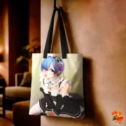 Сумка-шоппер с принтом Re: Zero Рем