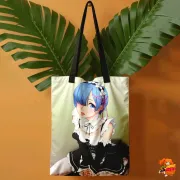 Сумка-шоппер с принтом Re: Zero Рем