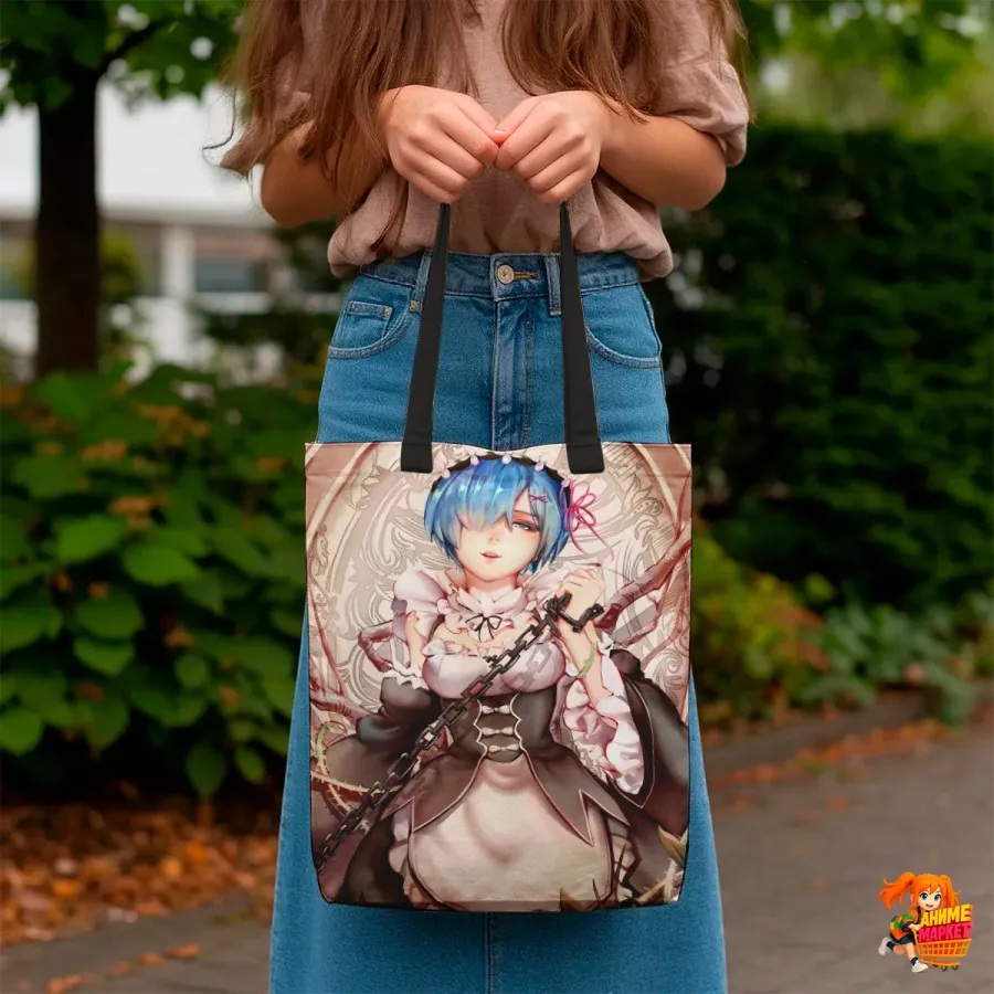 Сумка-шоппер с принтом Re: Zero Рем