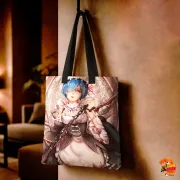 Сумка-шоппер с принтом Re: Zero Рем