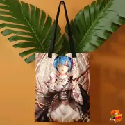 Сумка-шоппер с принтом Re: Zero Рем