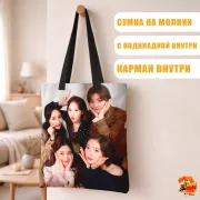 Сумка-шоппер с принтом k-pop Red Velvet