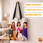Сумка-шоппер с принтом k-pop Red Velvet
