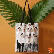 Сумка-шоппер с принтом k-pop SEVENTEEN