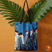 Сумка-шоппер с принтом k-pop SEVENTEEN