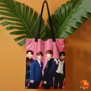 Сумка-шоппер с принтом k-pop SEVENTEEN