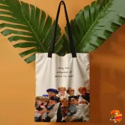 Сумка-шоппер с принтом k-pop Stray Kids