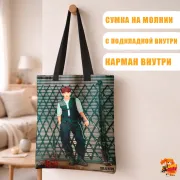 Сумка-шоппер с принтом k-pop Stray Kids Чанбин