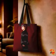 Сумка-шоппер с принтом k-pop Stray Kids Бан Чан