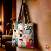Сумка-шоппер с принтом k-pop Super Junior