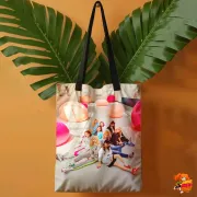 Сумка-шоппер с принтом k-pop TWICE