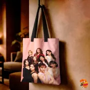 Сумка-шоппер с принтом k-pop TWICE