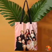 Сумка-шоппер с принтом k-pop TWICE