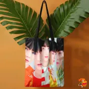 Сумка-шоппер с принтом k-pop TXT