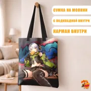 Сумка-шоппер с принтом Zenless zone zero Энби