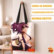 Сумка-шоппер с принтом Адский рай Юдзуриха
