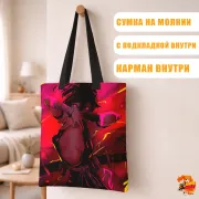 Сумка-шоппер с принтом Адский рай Юдзуриха