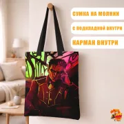 Сумка-шоппер с принтом Аркейн Виктор