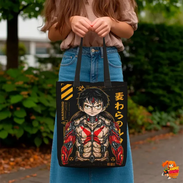 Сумка-шоппер с принтом One Piece Ван-Пис Монки Д. Луффи