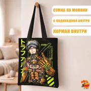 Сумка-шоппер с принтом One Piece Ван-Пис Трафальгар Ло