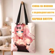 Сумка-шоппер с принтом Госпожа Кагуя Тика Фудзивара