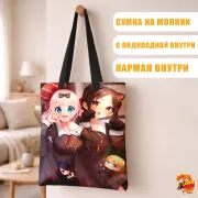 Сумка-шоппер с принтом Госпожа Кагуя Тика Фудзивара