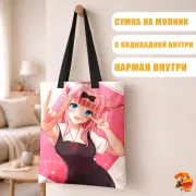 Сумка-шоппер с принтом Госпожа Кагуя Тика Фудзивара