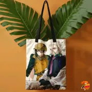 Сумка-шоппер с принтом Доктор Стоун Сэнку Исигами и Гэн Асагири