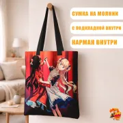 Сумка-шоппер с принтом Дом теней Эмилико и Кейт