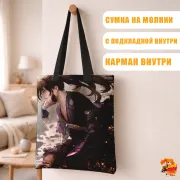 Сумка-шоппер с принтом Дороро Хяккимару